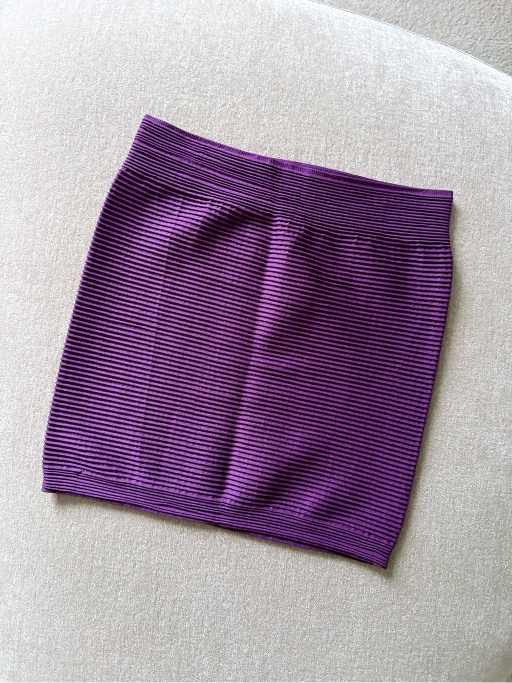 Guess Ribbed Bodycon Mini Skirt